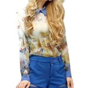 Beautiful sheer blouse size S